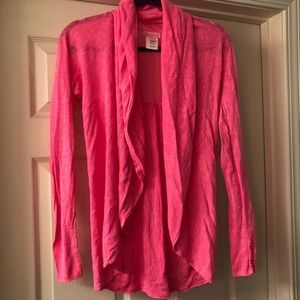 Lilly Pulitzer pink cardigan size medium
